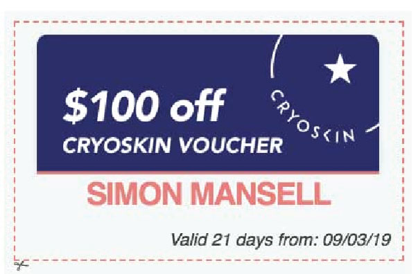 $100 off any cryoskin service or package!